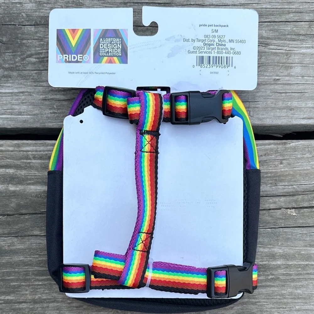 Dog Backpack Harness S/M NWT